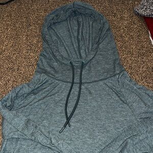 Teal Hooded Sweatshirt